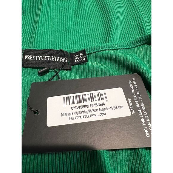 Ribbed Tank Bodysuit by Pretty Little Thing - Picture 7 of 12